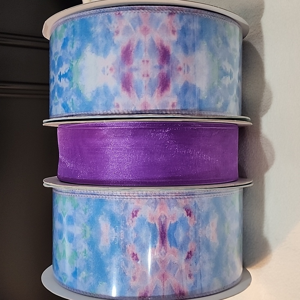 3 Rolls Kirkland Wire-edged Ribbon, 145 yards approx total - Picture 2 of 7